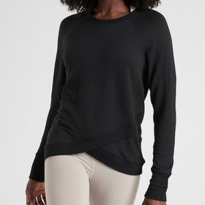 Athleta Criss Cross Sweatshirt